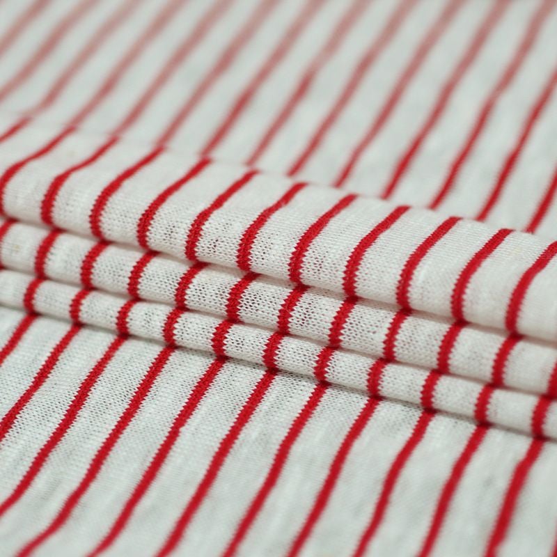 180GSM Linen Knitted Stripe Fabric