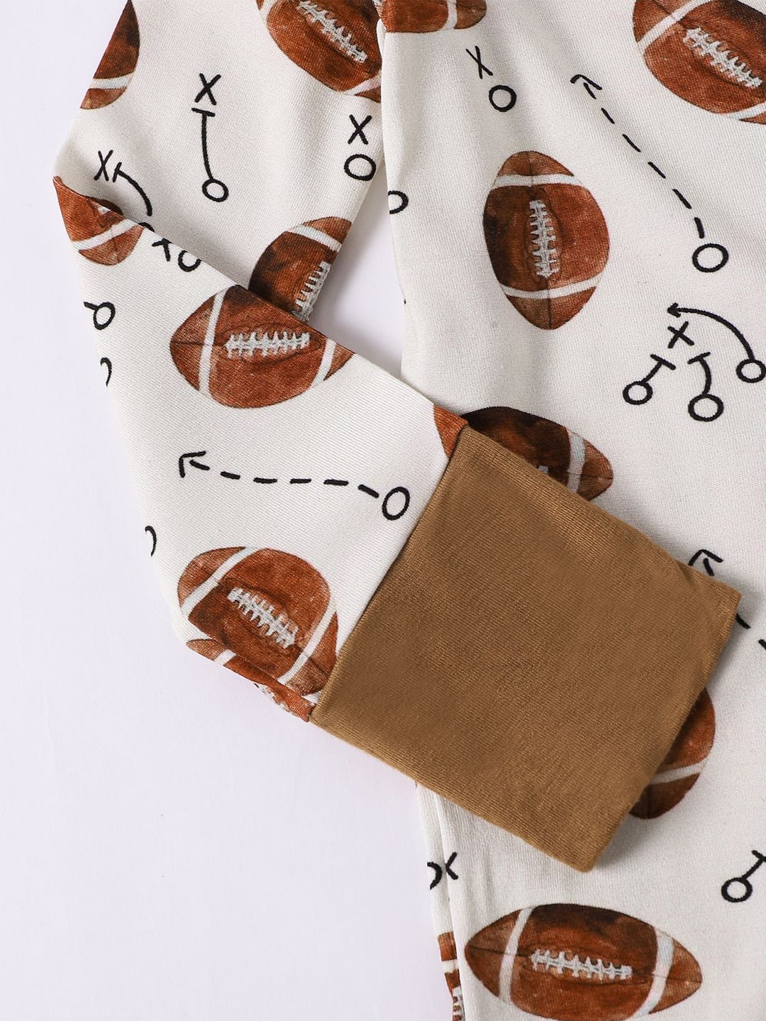 Bamboo Fiber Rugby Printed Baby Romper