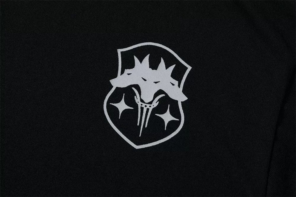 Men's loose letter print short sleeve T-shirt, American fashion