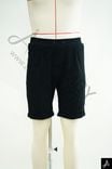 Men's Black Casual Cotton Jersey Shorts