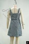 Plaid Spaghetti Strap Midi Dress