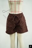 Brown Drawstring Casual Shorts