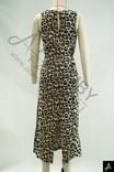 Leopard Print Spaghetti Strap Midi Dress