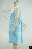 Blue Tie‑Dye Sleeveless Maxi Dress