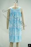 Blue Tie‑Dye Sleeveless Maxi Dress