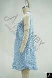 Light Blue Lace Sleeveless Midi Dress