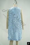 Light Blue Lace Sleeveless Midi Dress