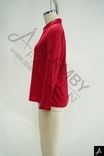 Long‑sleeve polo blouse