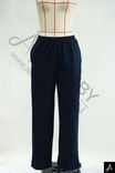 Elastic‑waist straight‑leg trousers
