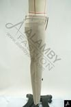 Mid‑rise slim straight trousers
