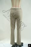 Mid‑rise slim straight trousers