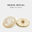 Irregular apple-shaped buttons