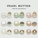 Round pearl shirt buttons