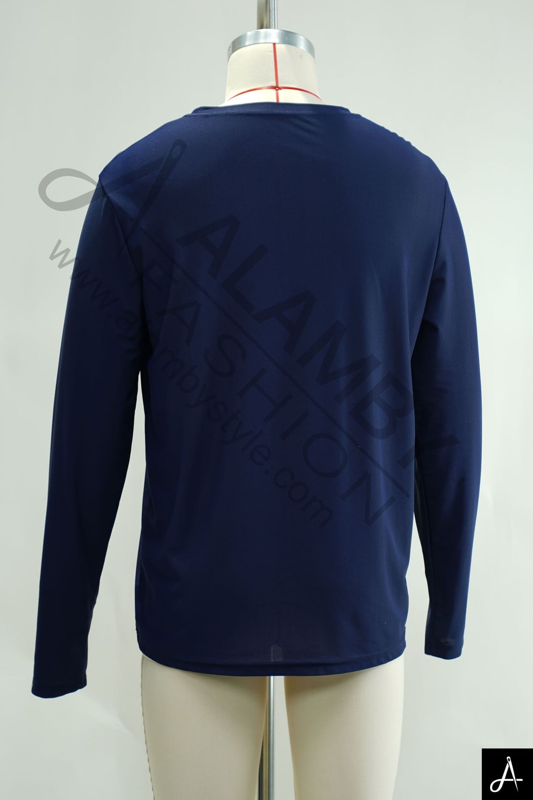 Men's Navy Quick‑Dry Long Sleeve Performance T‑Shirt