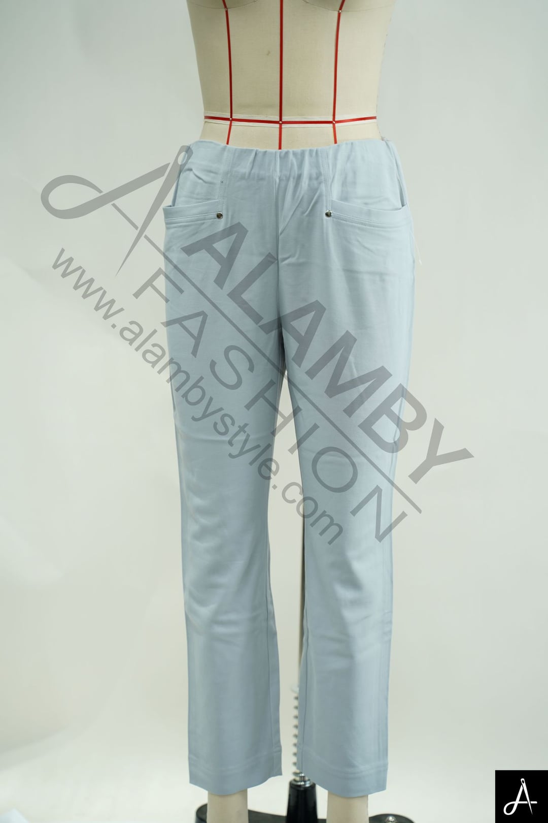 Elastic‑waist casual trousers