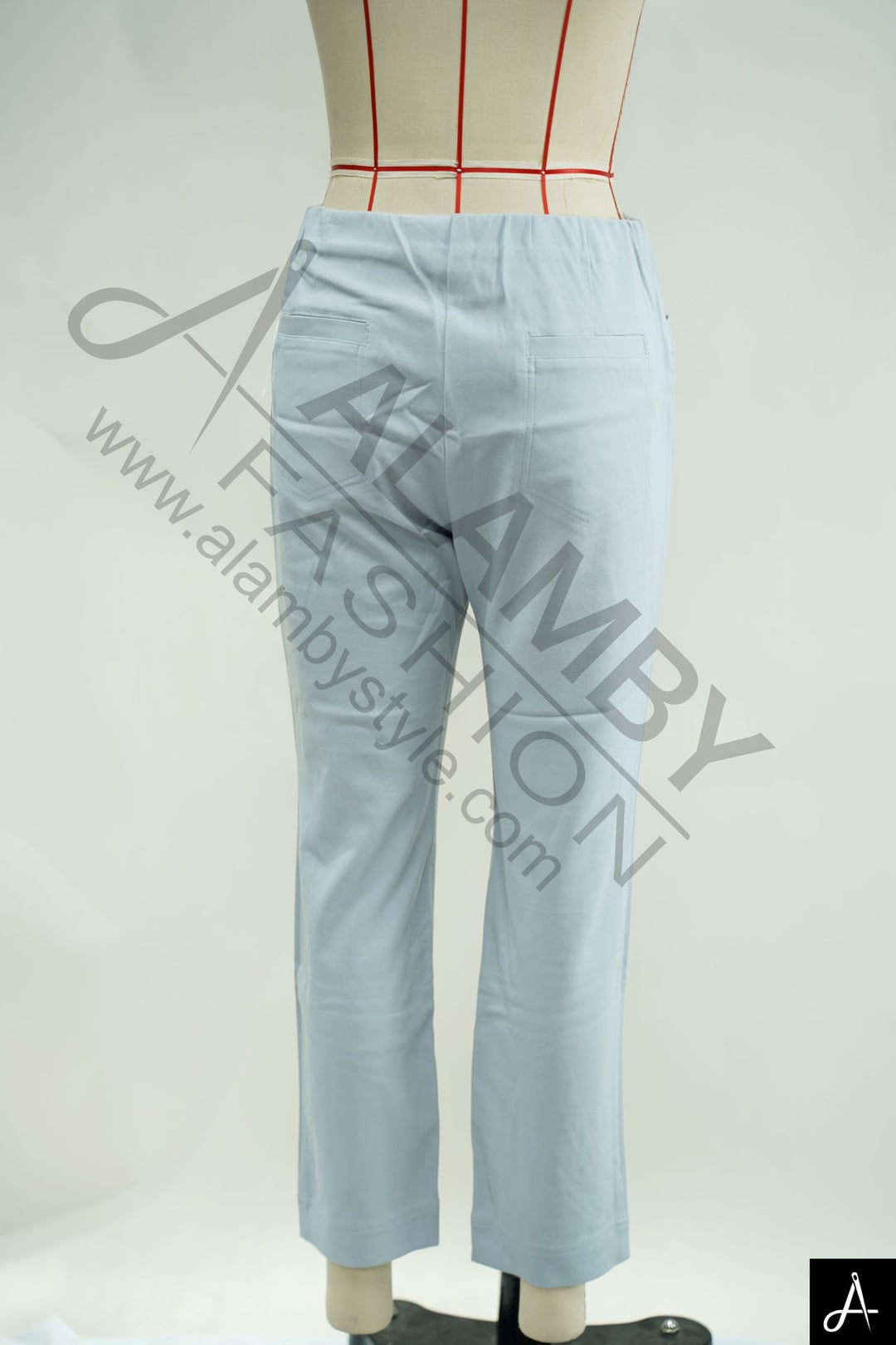 Elastic‑waist casual trousers