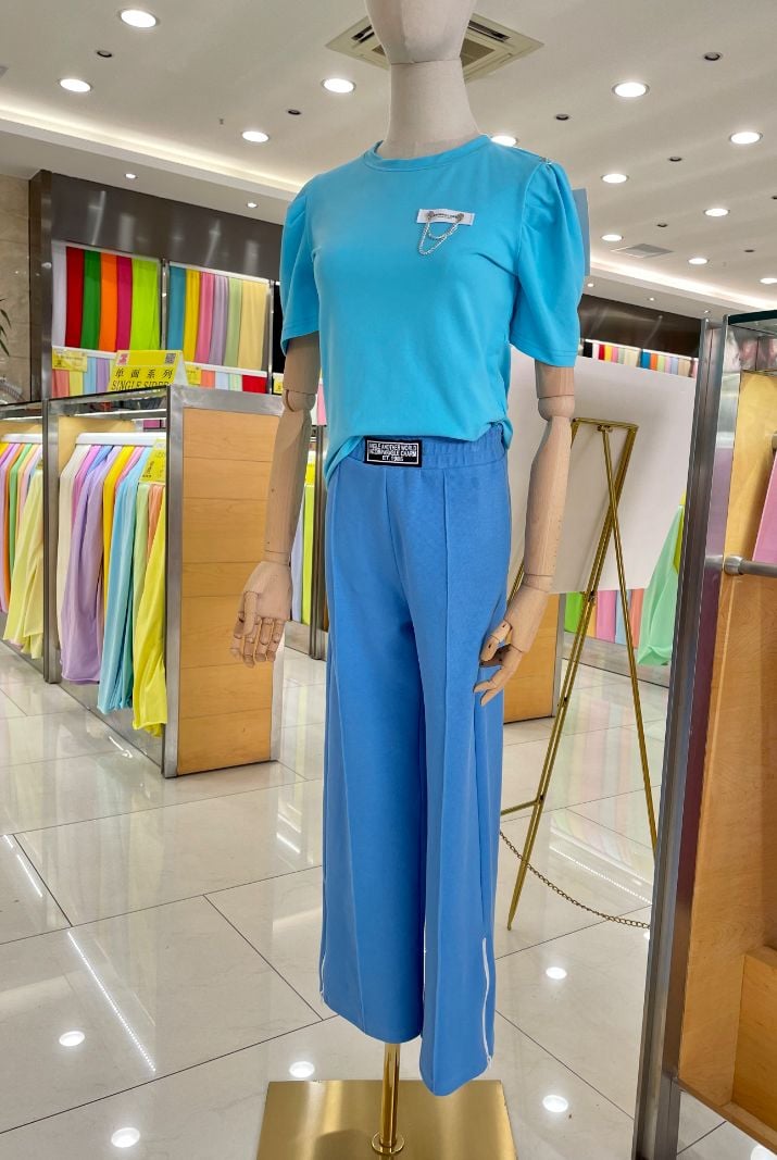 Luftschicht Baumwoll-Polyester-Strick