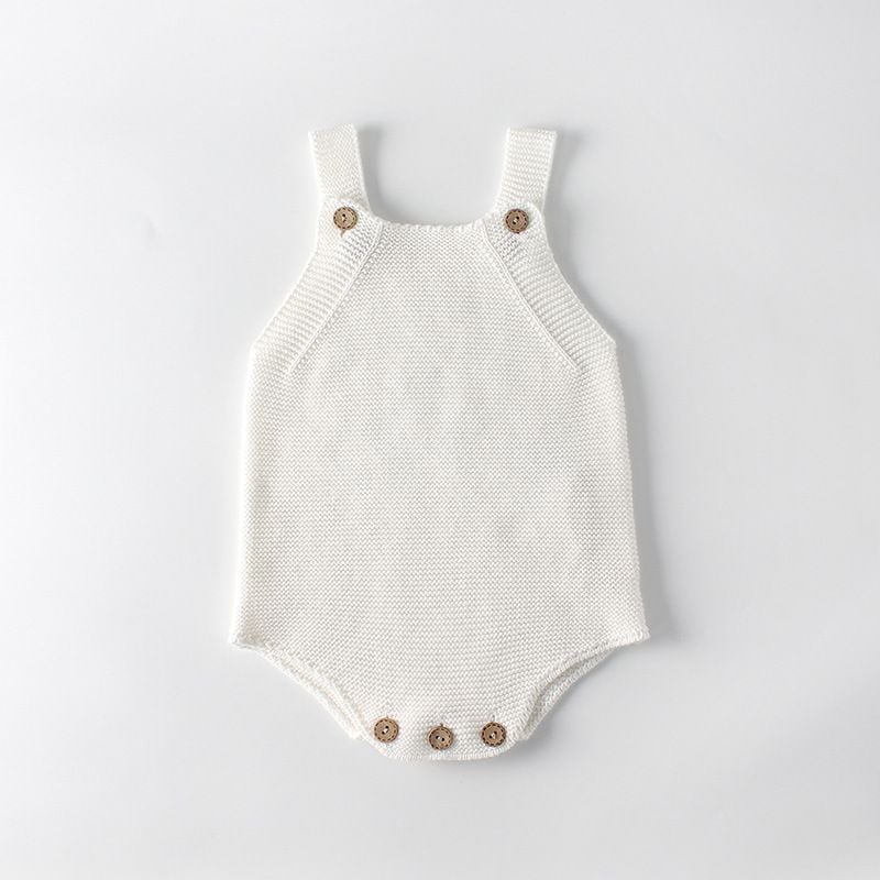Newborn Knitted Baby Romper, Baby Bodysuit, Baby Overalls, Infant One‑Piece Outfits