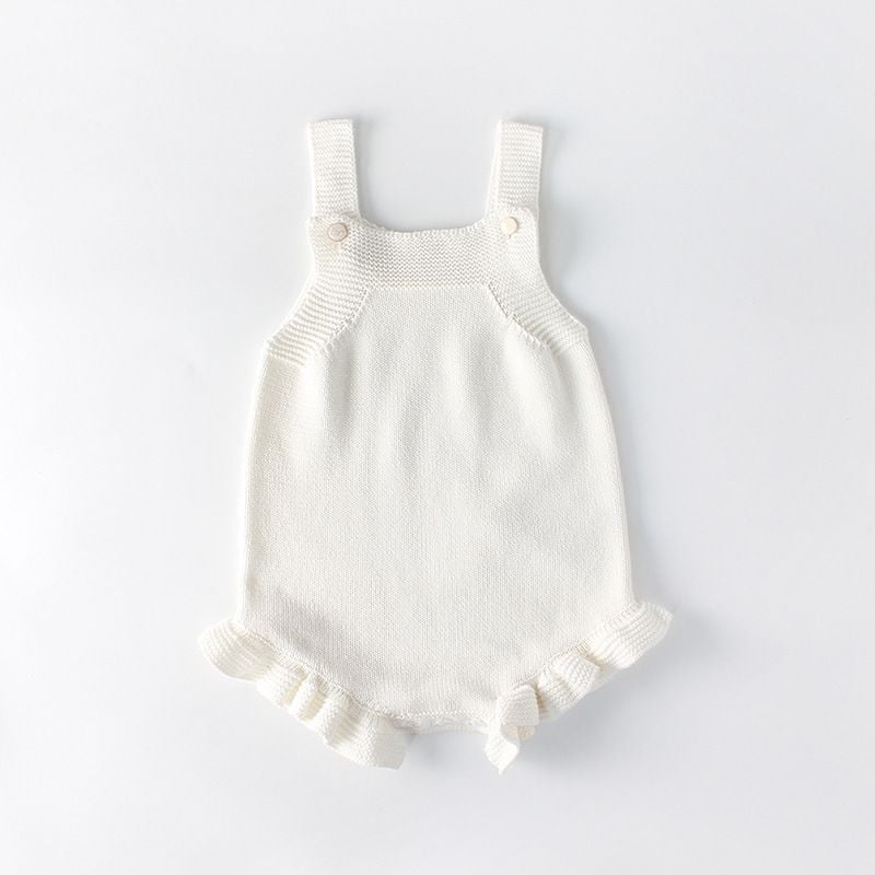 Newborn Knitted Baby Romper, Baby Bodysuit, Baby Overalls, Infant One‑Piece Outfits