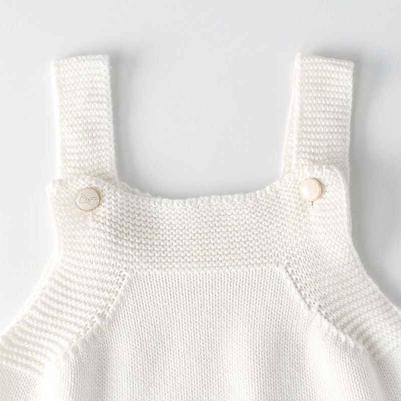 Newborn Knitted Baby Romper, Baby Bodysuit, Baby Overalls, Infant One‑Piece Outfits