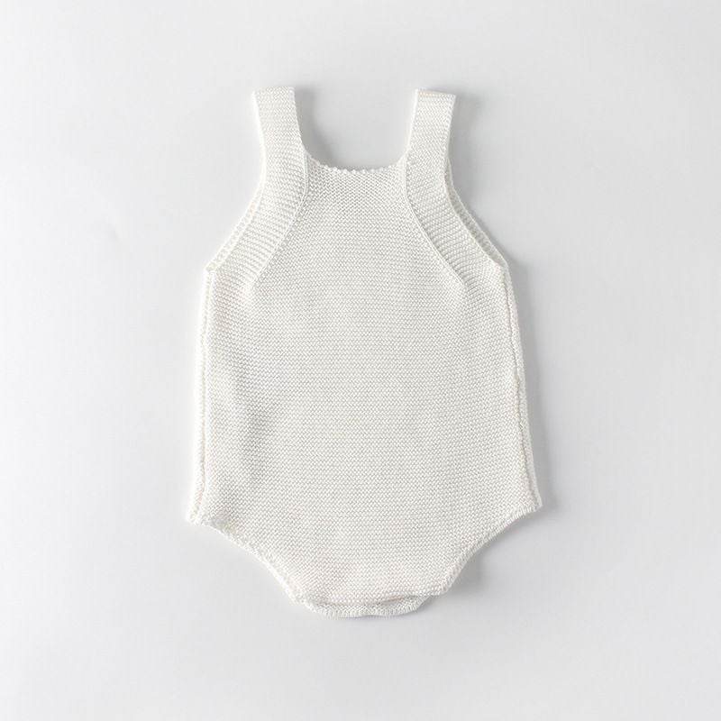 Newborn Knitted Baby Romper, Baby Bodysuit, Baby Overalls, Infant One‑Piece Outfits