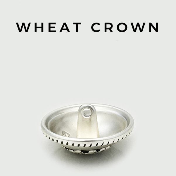 British Wheat Crown Metal Buttons