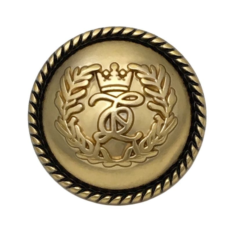 British Wheat Crown Metal Buttons