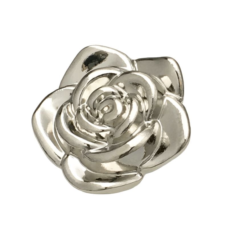 Fashion 3D Flower Metal Buttons