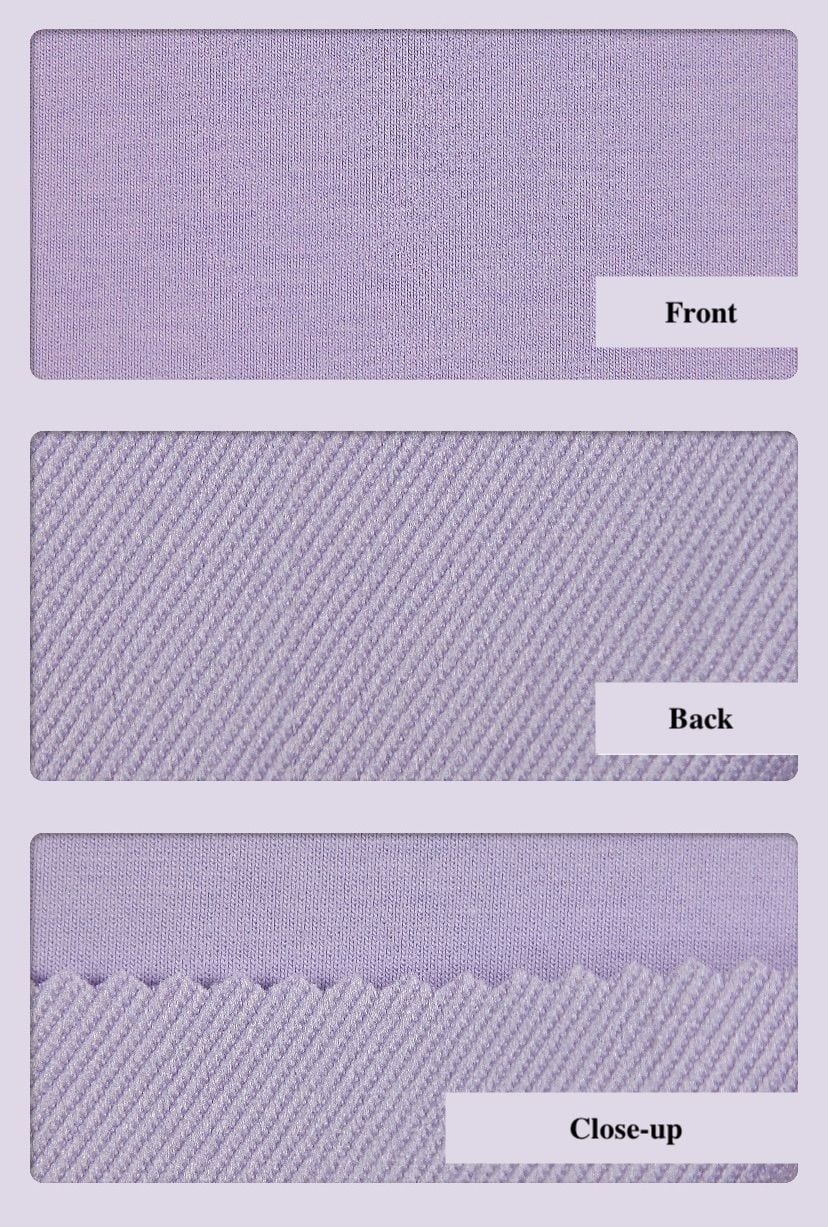 Slub-Baumwoll-Stretchfleece