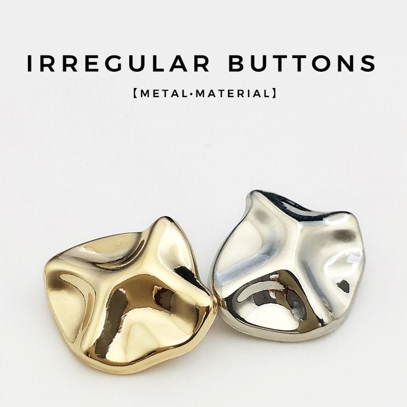 irregular button