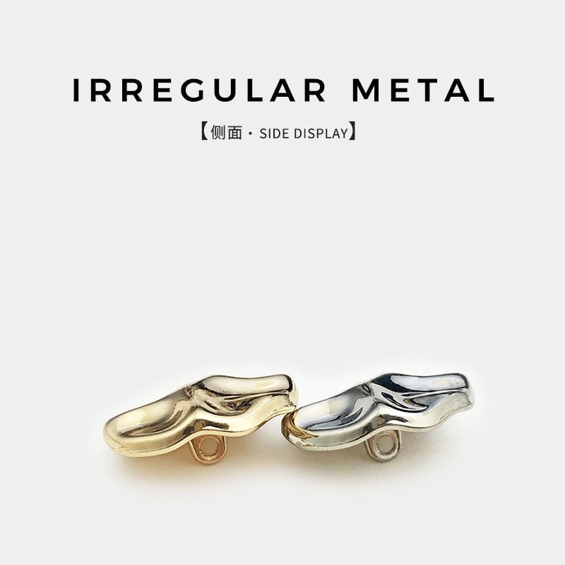 irregular button