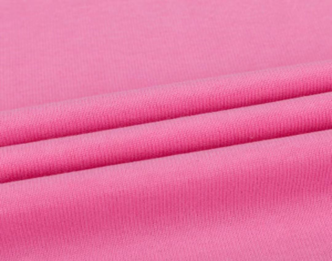 Glattes Baumwoll-Doppelgarn-Fleece