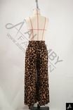 Women High‑Waist Leopard Print Maxi Skirt