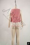 Women Check Sleeveless Top