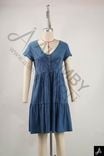 Women V‑Neck Short Sleeve Midi Dress