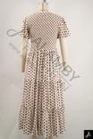 Women V‑Neck Floral Print Short Sleeve Midi Dress