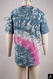 Indigo & Pink Tie-Dye Crew Neck Streetwear T-shirt