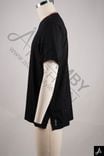plain black crew-neck T-shirt / solid black basic tee
