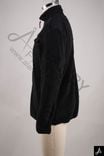 Black Stand Collar Zip-Up Sherpa Fleece Streetwear Jacket