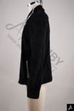 Black Stand Collar Zip-Up Sherpa Fleece Streetwear Jacket