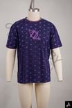 Purple Polka Dot Print Short Sleeve T-Shirt