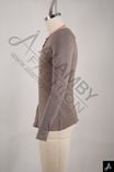 Brown Long Sleeve Henley T-Shirt