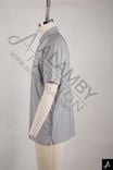 Light Grey Short Sleeve Button-Up Shirt
