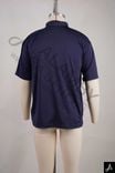 Navy Short Sleeve Polo Shirt with Chest Logo