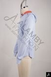 Contrast Collar Crewneck Sweatshirt