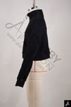 Cropped Half-Zip Fleece Sweatshirt