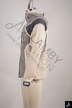 Retro Color-Block Hooded Windbreaker Jacket