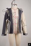 Retro Color-Block Hooded Windbreaker Jacket