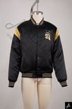 Black & Gold Varsity Bomber Jacket