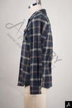 Blue Plaid Long Sleeve Flannel Shirt